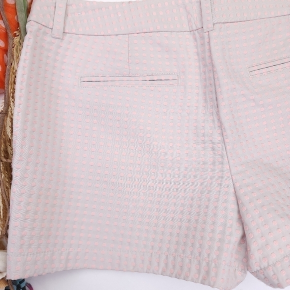 Like new Loft Beige Pink Polka Dot Shorts Sz 12 - Picture 9 of 12